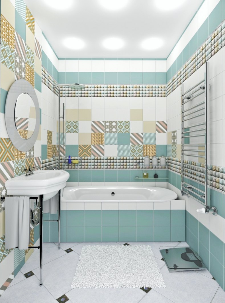 Дизайн плитки для ванной комнаты: примеры красивого оформления и удачных сочетаний. ТОП-150 фото новинок 2021 года