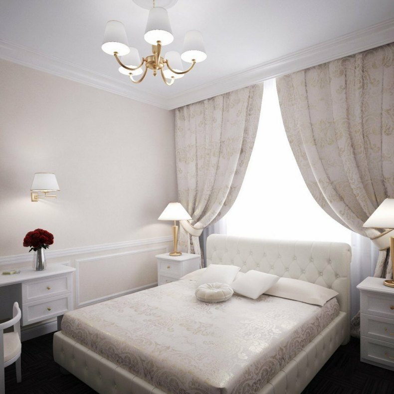 45 фото идей для белой спальни с белой мебелью