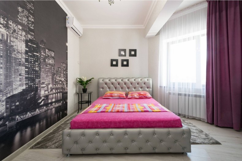 Обои для спальни — правила комбинирования обоев и примеры использования в реальных интерьерах (150 фото)
